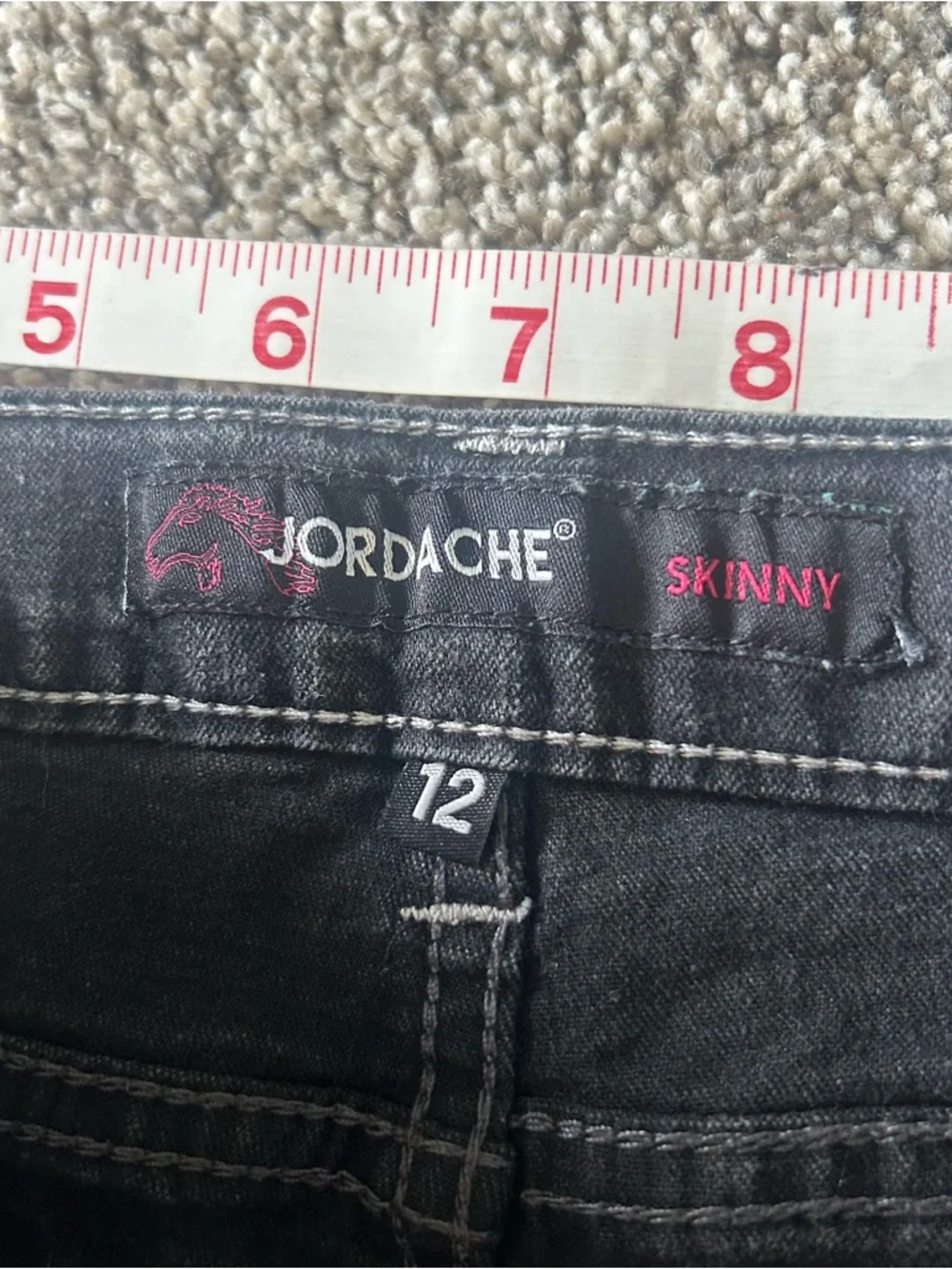 Jordache black skinny